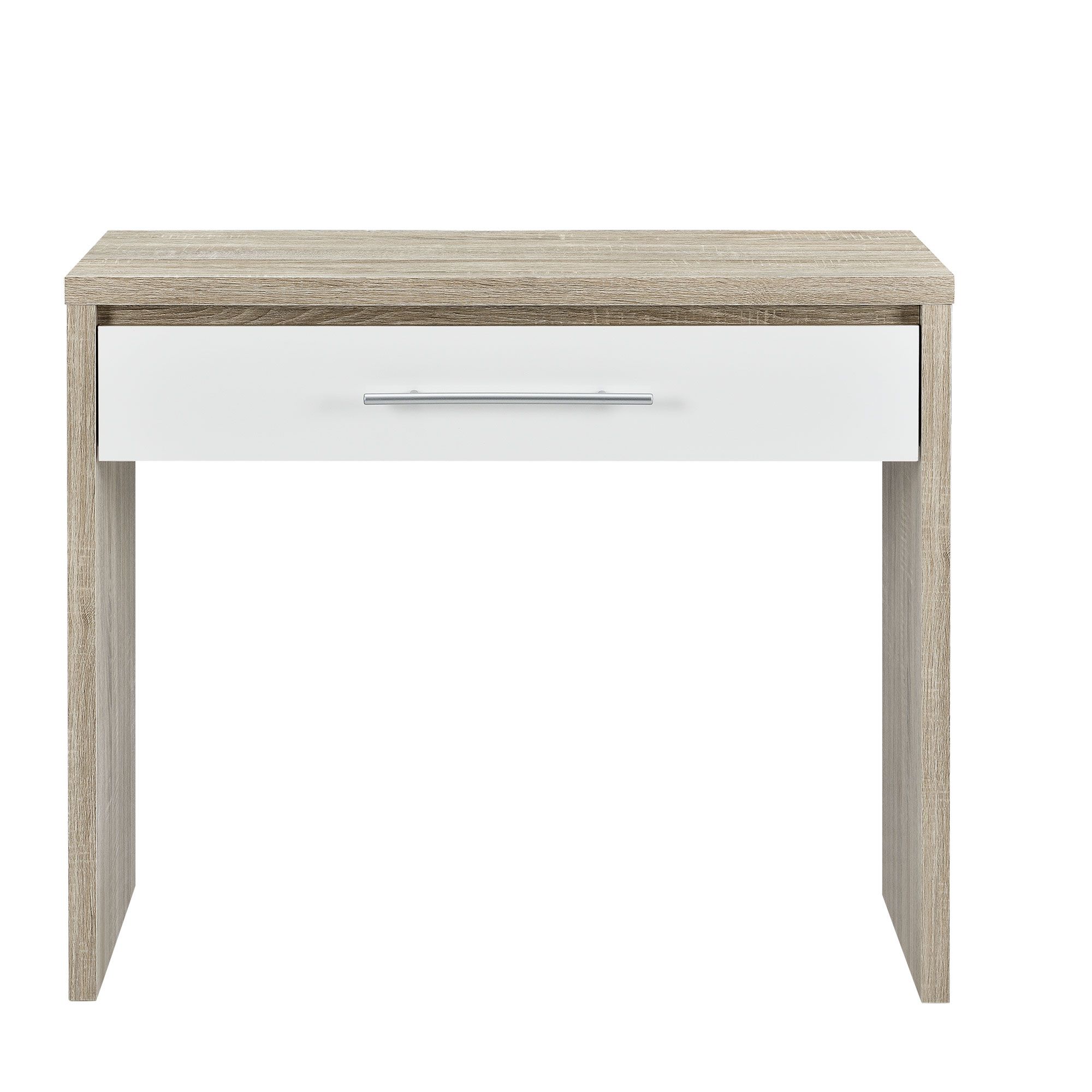 [en.casa] Psací stůl HTFU-1309 90x39x77 cm bílá a dřevo - H.T. Trade Service GmbH & Co. KG