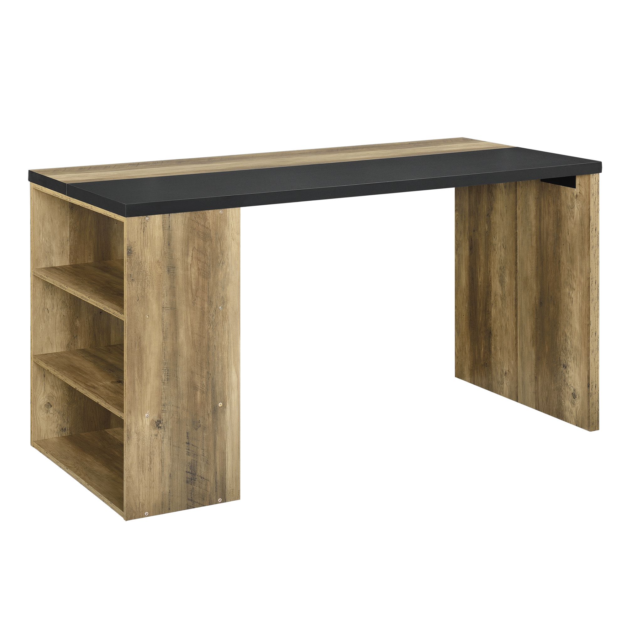 [en.casa] Psací stůl AAOT-0403 140x68x77 cm šedá a dřevo - H.T. Trade Service GmbH & Co. KG