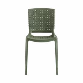 Pedrali Zelená plastová jídelní židle Tatami 305