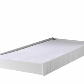 Bílá lakovaná zásuvka k posteli Vipack Robin 90 x 200 cm
