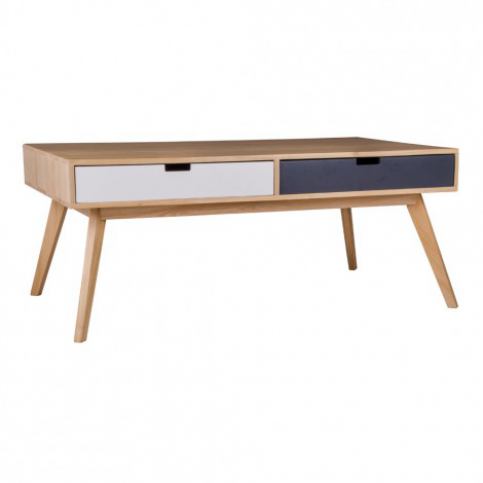 House Nordic Konferenční stolek barevný  MILANO se 4 zásuvkami - Alhambra | design studio