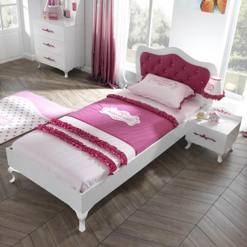 Dětská postel 100x200 pro holku Papatya - Nábytek aldo - NE