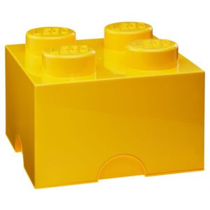 Žlutý úložný box čtverec LEGO® - Favi.cz