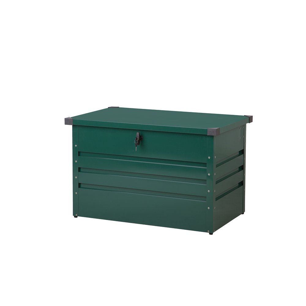 Úložný box, tmavě zelená, 100 x 62 cm, 300L CEBROSA - Beliani.cz