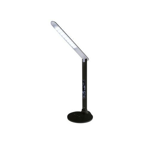 PANLUX TESSA designová multifunkční stolní LED lampa s displejem | černá PLPN23300001 - Veselá Žena.cz