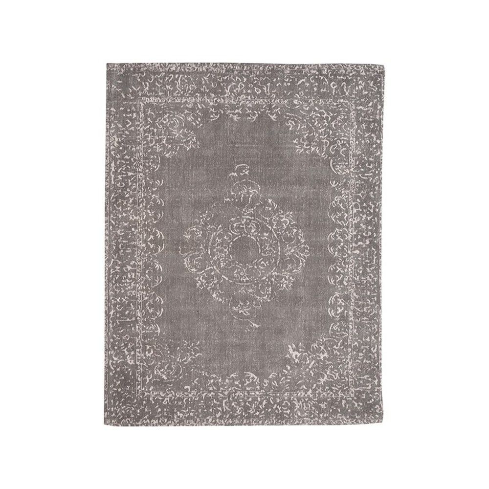 LABEL51 Antracitový bavlněný koberec Vint, 160x230 cm - Bonami.cz