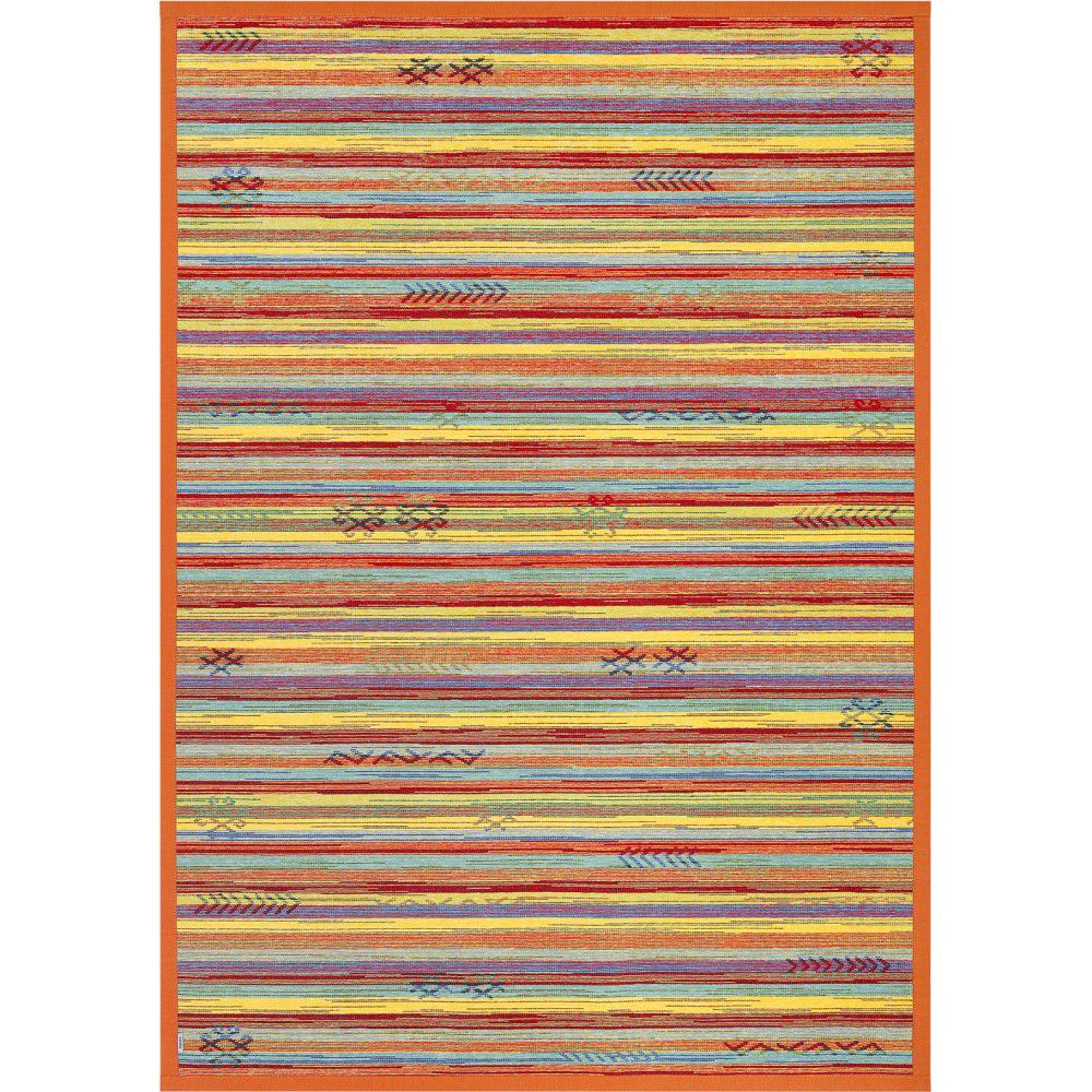 Oranžový oboustranný koberec Narma Liiva Multi, 70 x 140 cm - Bonami.cz