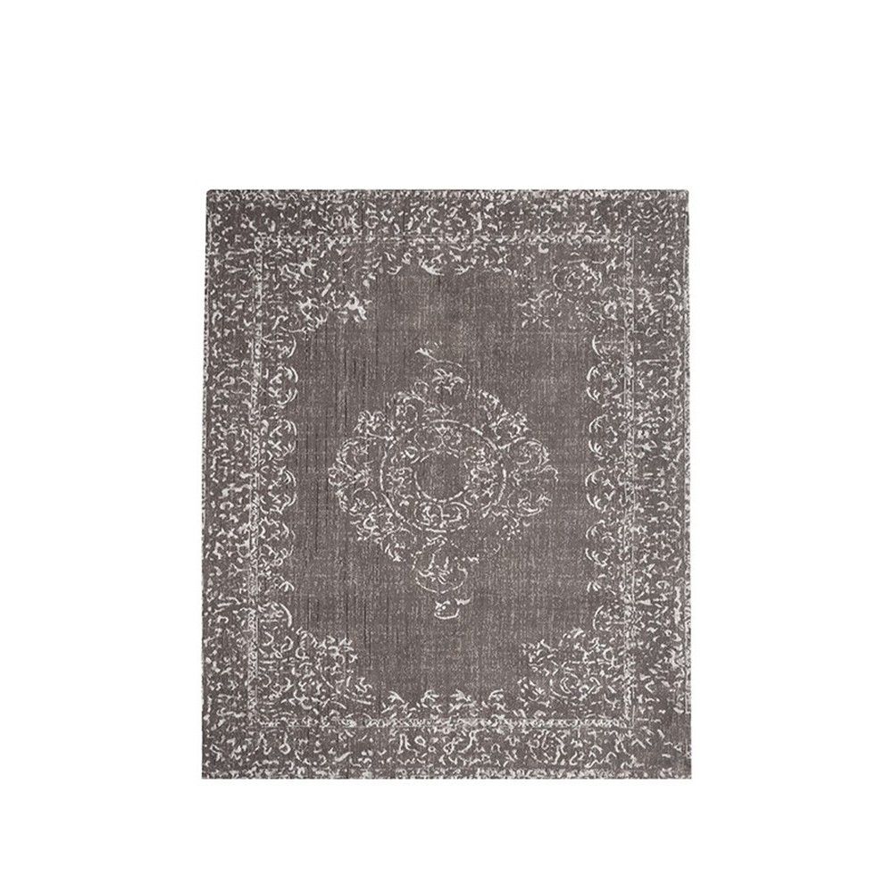 LABEL51 Šedý bavlněný koberec Vint, 140x160 cm - Bonami.cz