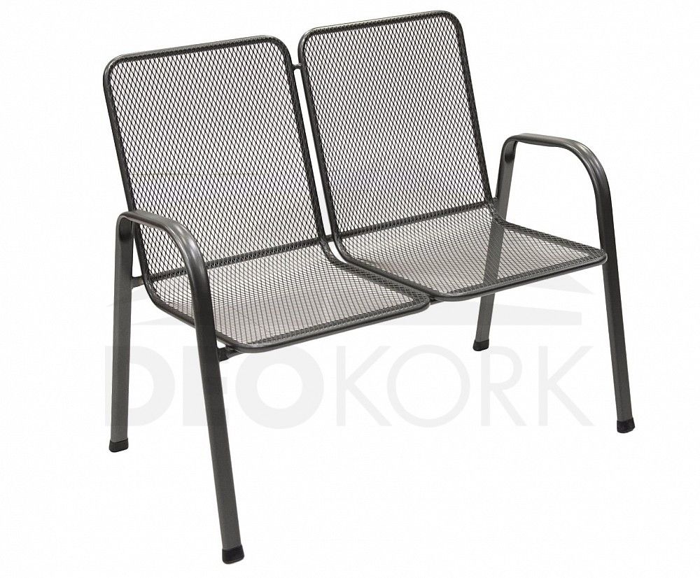 Deokork Kovová židle (křeslo) Sága dvojitá (dubl) - ATAN Nábytek