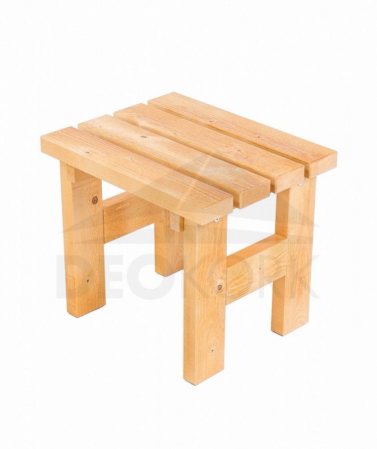 Deokork Masivní dřevěná zahradní stolička TEA 03 o síle 38 mm - ATAN Nábytek