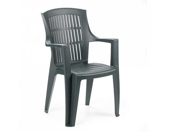 Plastová zahradní židle Arpa zelená - FORLIVING