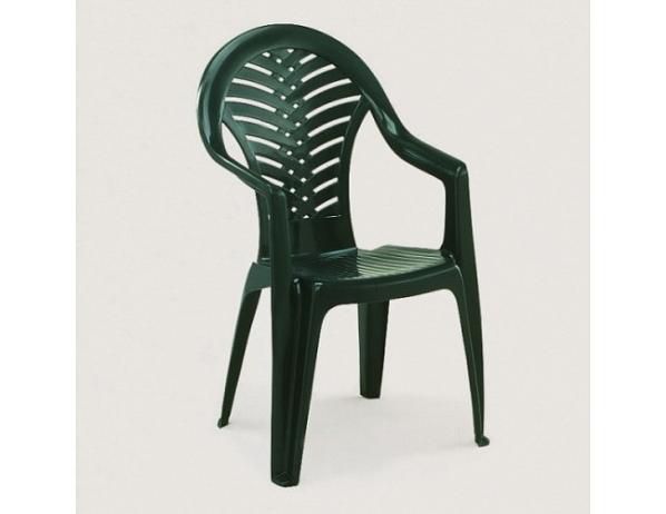 Plastová zahradní židle Oceán zelená - FORLIVING
