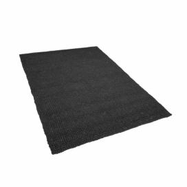 Tmavošedý koberec z filcových kuliček 160 x 230 cm AMDO