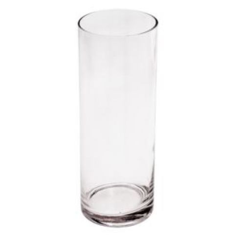 Unihouse Váza skleněná kulatá 8,5 x 23 cm - Favi.cz