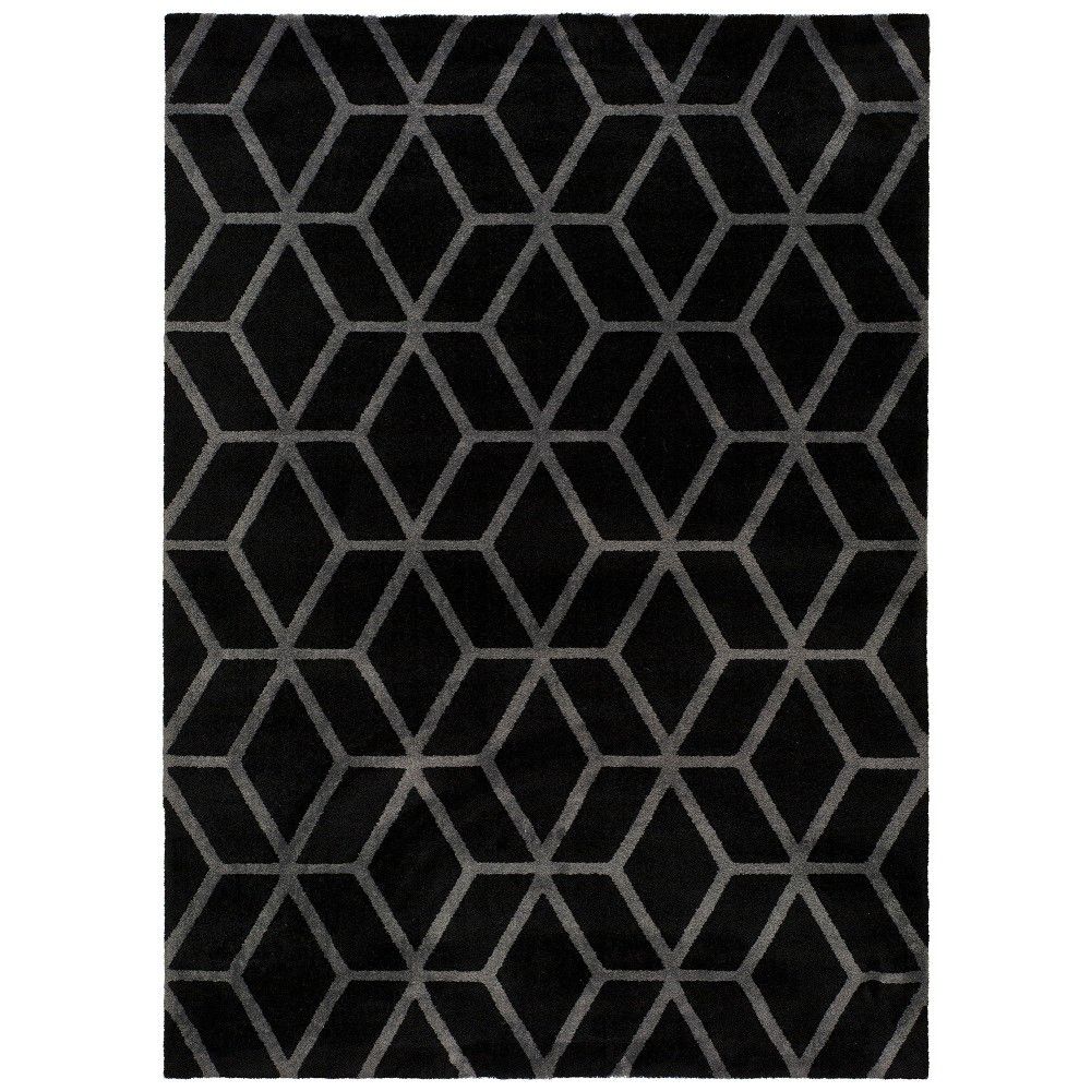 Černý koberec Universal Play, 80 x 150 cm - Bonami.cz