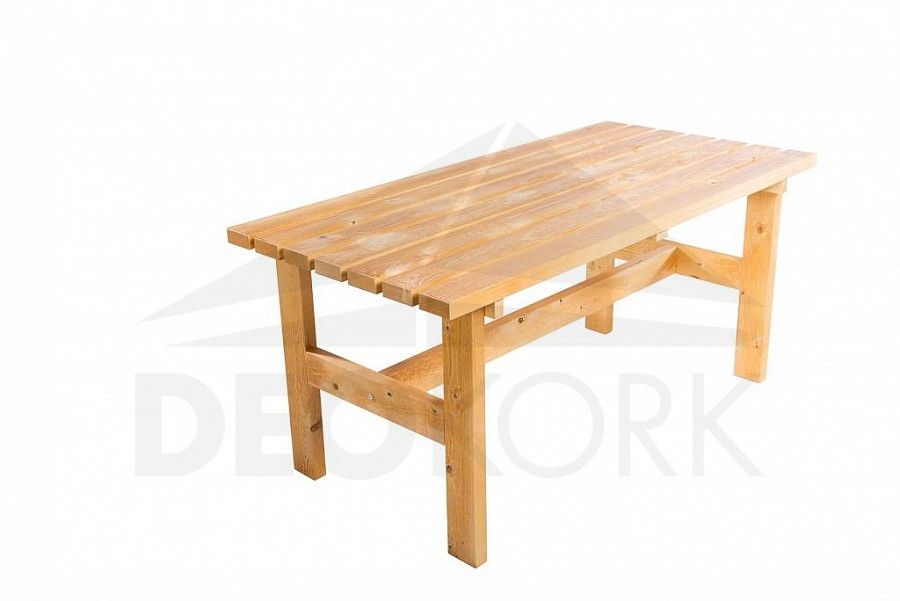 ATAN Masivní dřevěný zahradní stůl TEA 02 o síle 38 mm - ATAN Nábytek