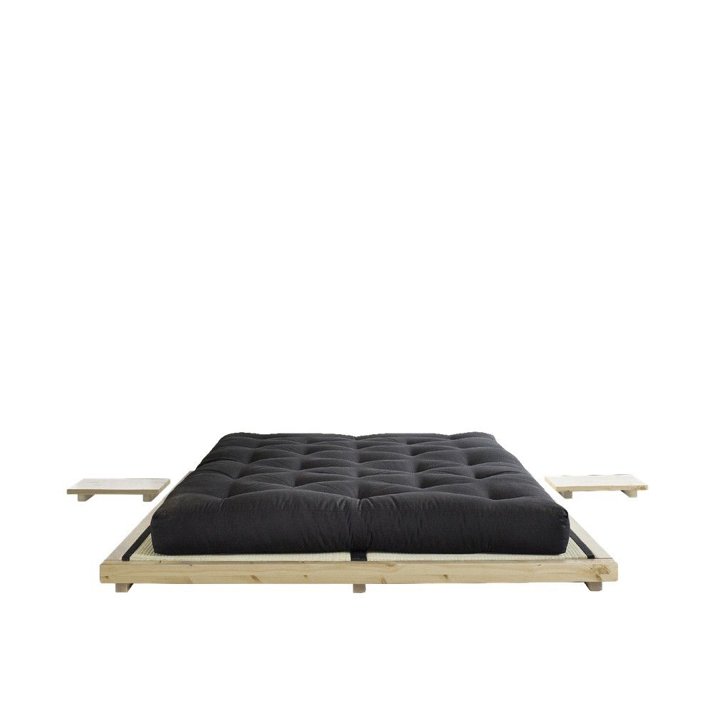 Dvoulůžková postel z borovicového dřeva s roštem 160x200 cm Dock – Karup Design - Bonami.cz