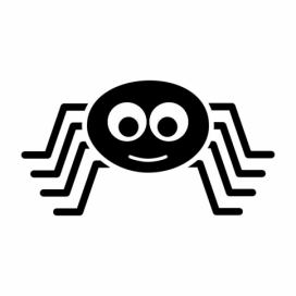  Pavouček - samolepka na zeď 