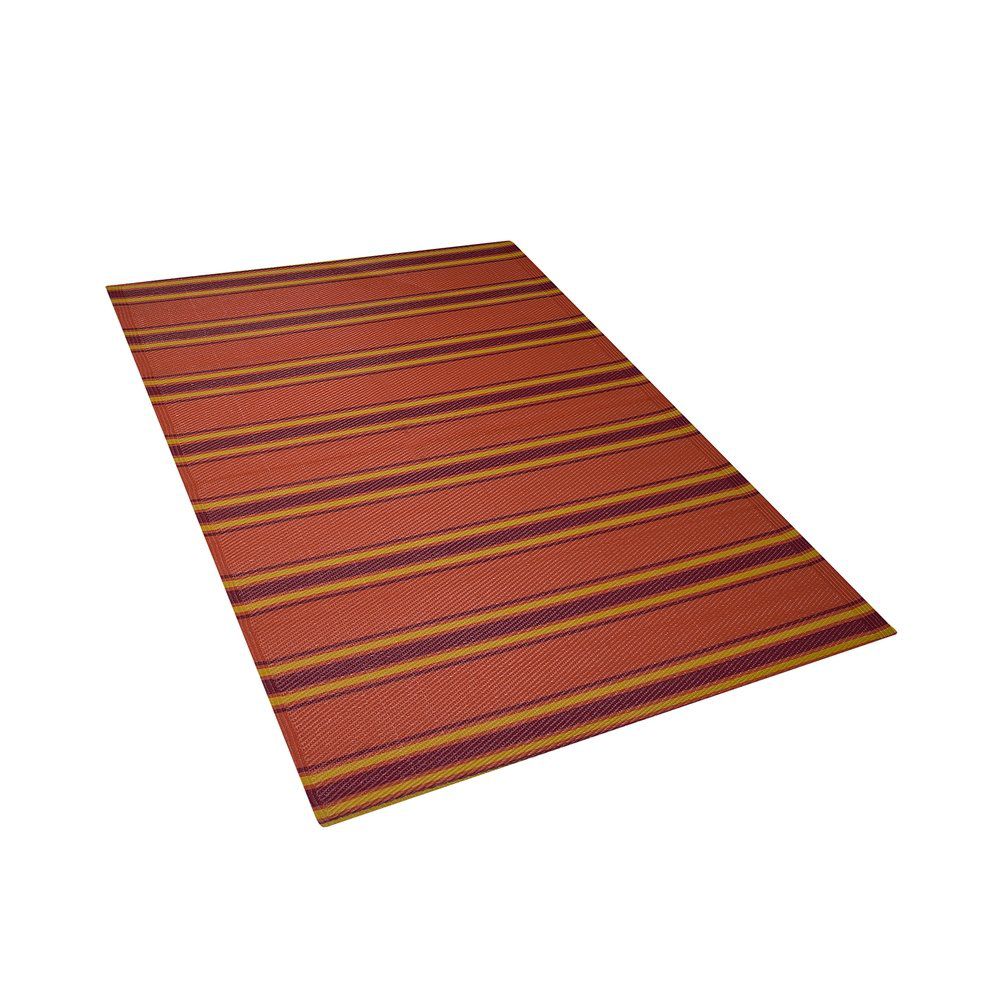 Venkovní koberec oranžový 120x180 cm ALWAR - Beliani.cz