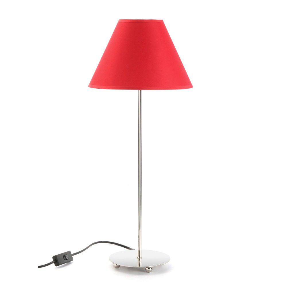 Červená stolní lampa Versa Metalina, ø 25 cm - Bonami.cz