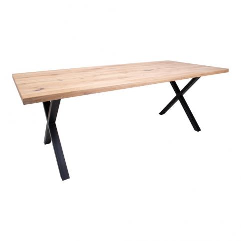 Jídelní stůl z dubového dřeva House Nordic Montpellier White Oiled Oak, 200 x 95 cm - Bonami.cz