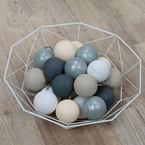 BallDeSign Svítící koule Balls - Silver style - Benlemi.cz