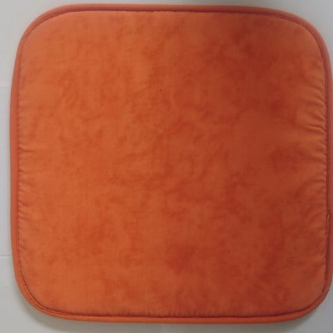 Sedák na židli Basic batik oranžový - Výprodej Povlečení