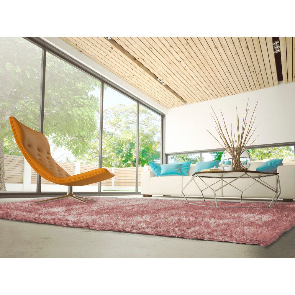 Růžový koberec Universal Aloe Liso, 80 x 150 cm - Bonami.cz