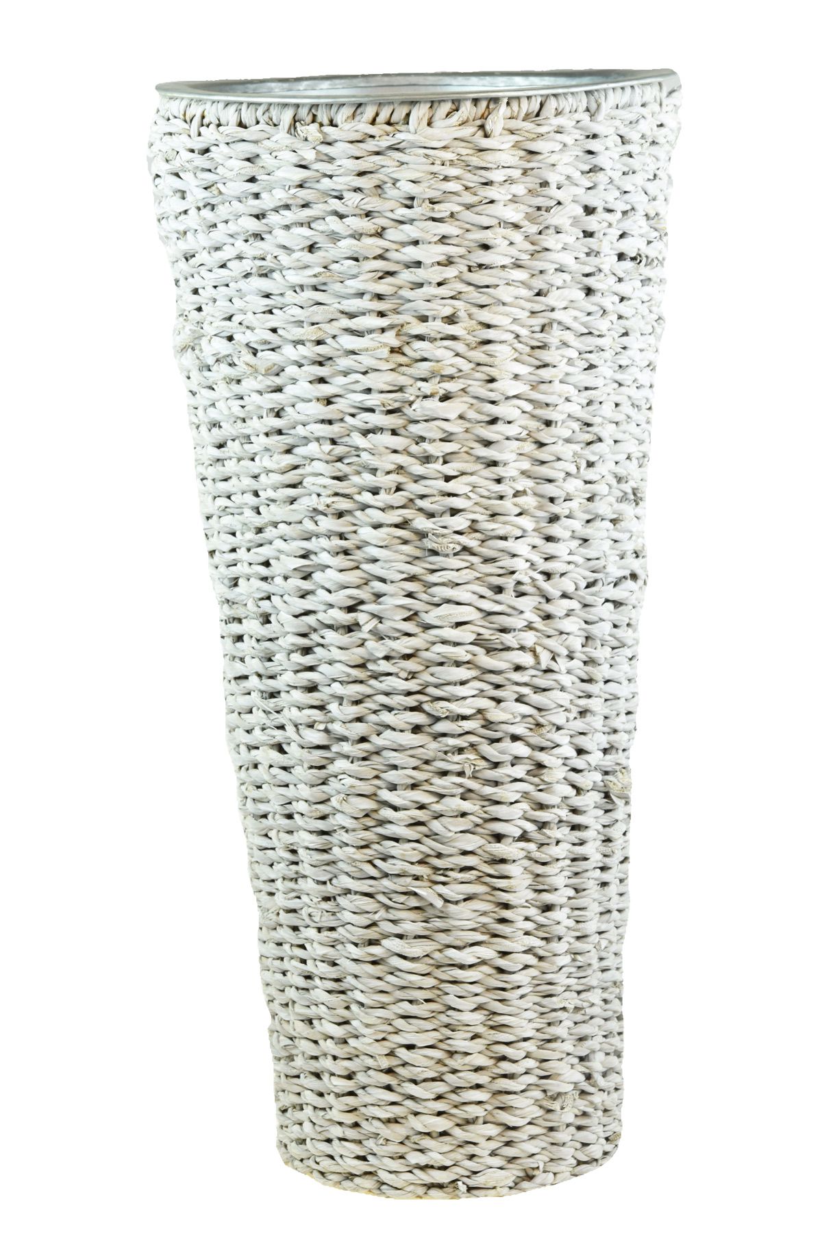 Vingo Kulatá váza bílá Rozměry (cm): 35x75 - Vingo