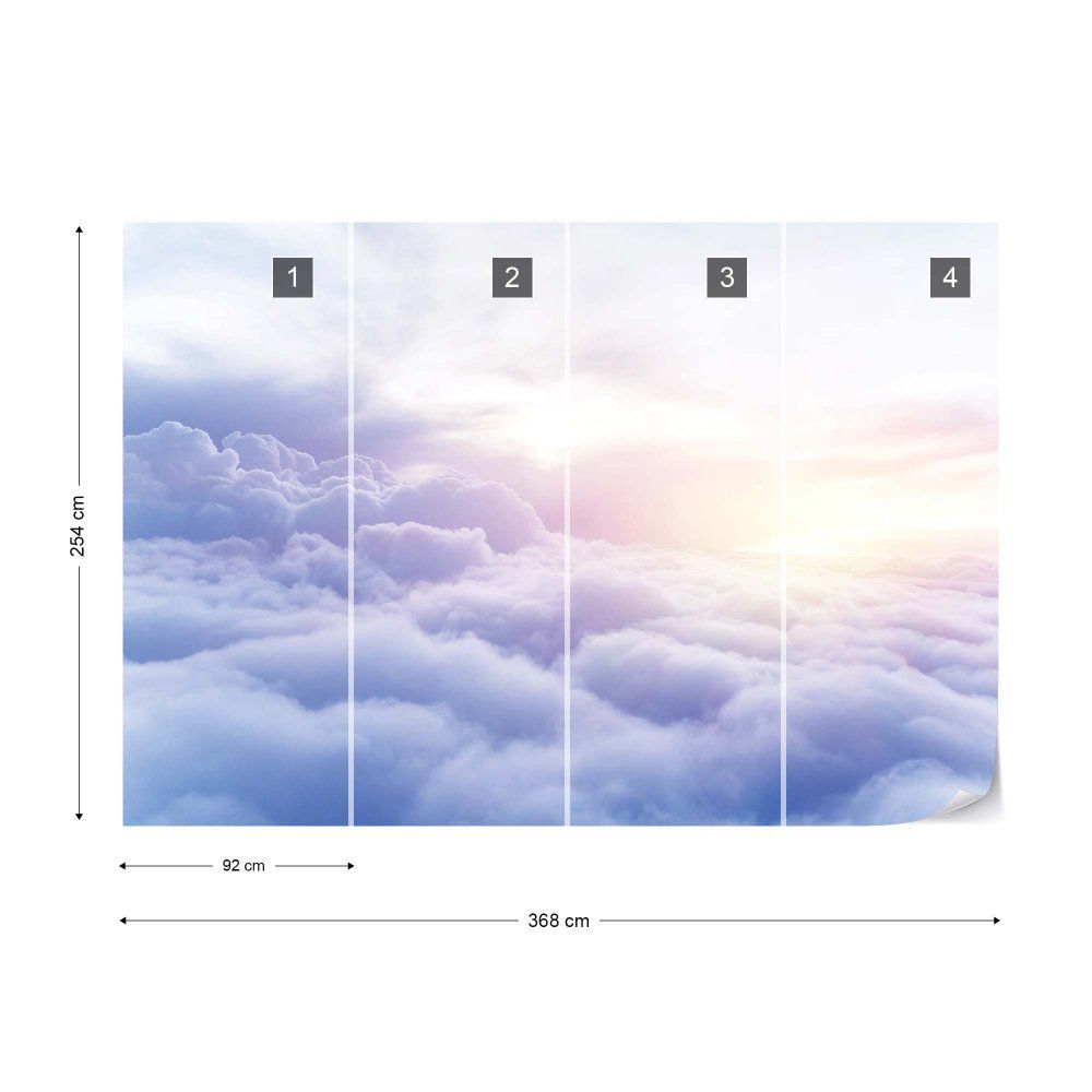 Fototapeta GLIX - Above The Clouds Sky + lepidlo ZDARMA Papírová tapeta  - 368x254 cm - GLIX DECO s.r.o.