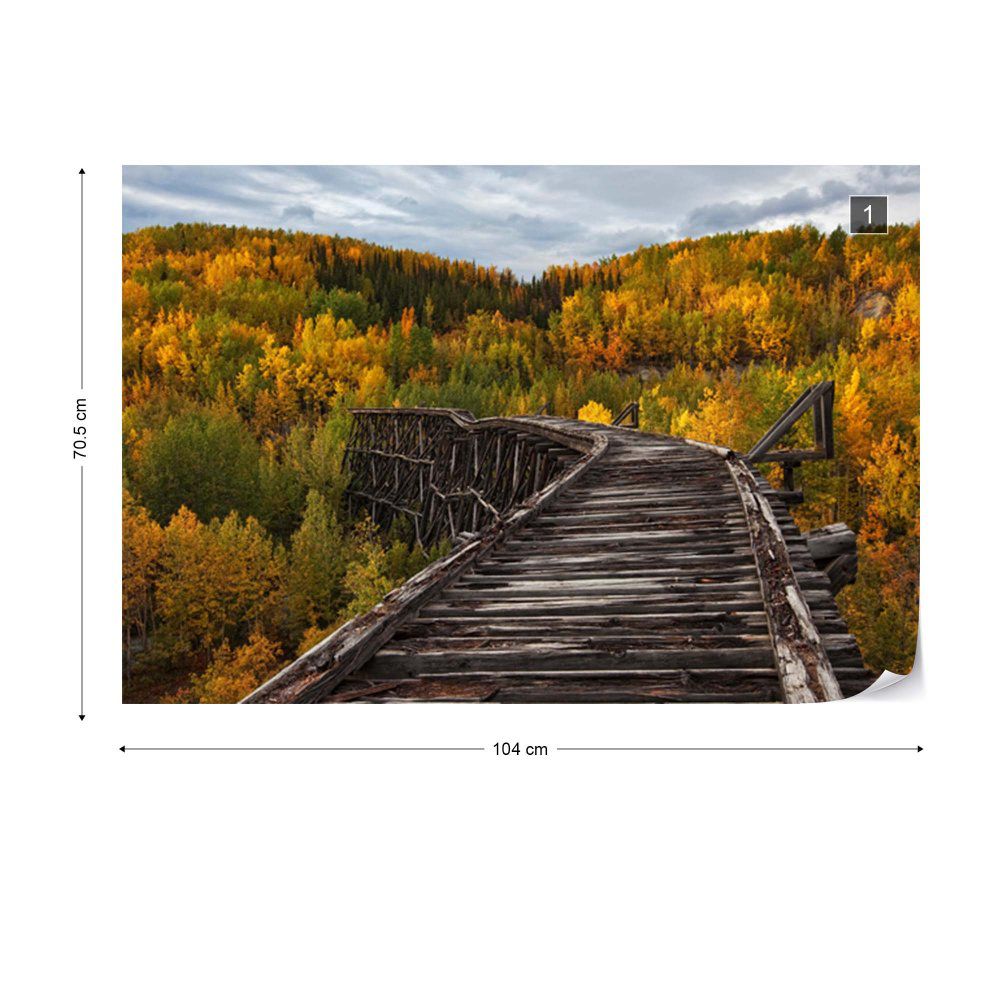 Fototapeta GLIX - Bridge To Nowhere + lepidlo ZDARMA Vliesová tapeta  - 104x70 cm - GLIX DECO s.r.o.