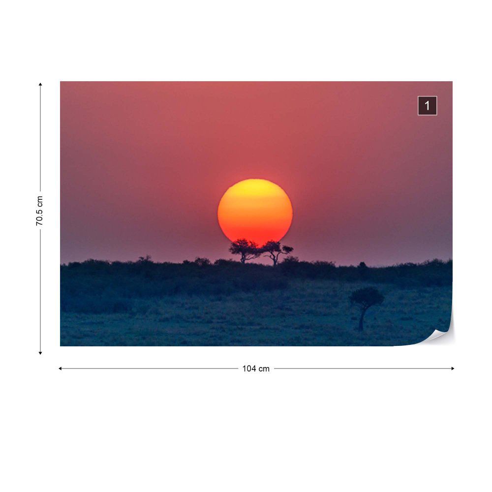 Fototapeta GLIX - Equatorial Sunset + lepidlo ZDARMA Vliesová tapeta  - 104x70 cm - GLIX DECO s.r.o.