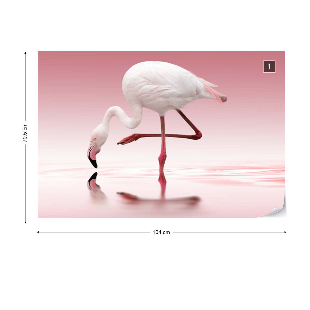 Fototapeta GLIX - Flamingo + lepidlo ZDARMA Vliesová tapeta  - 104x70 cm - GLIX DECO s.r.o.