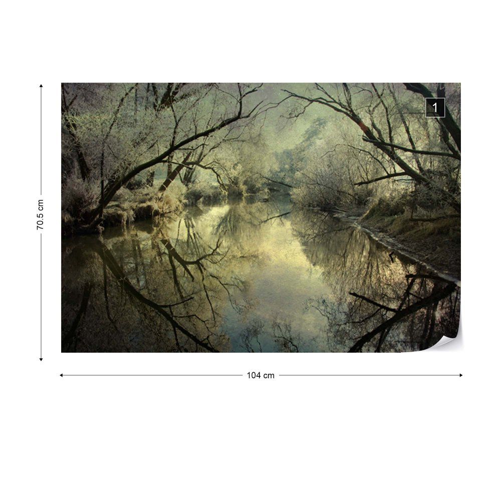 Fototapeta GLIX - Frosty Silence + lepidlo ZDARMA Vliesová tapeta  - 104x70 cm - GLIX DECO s.r.o.