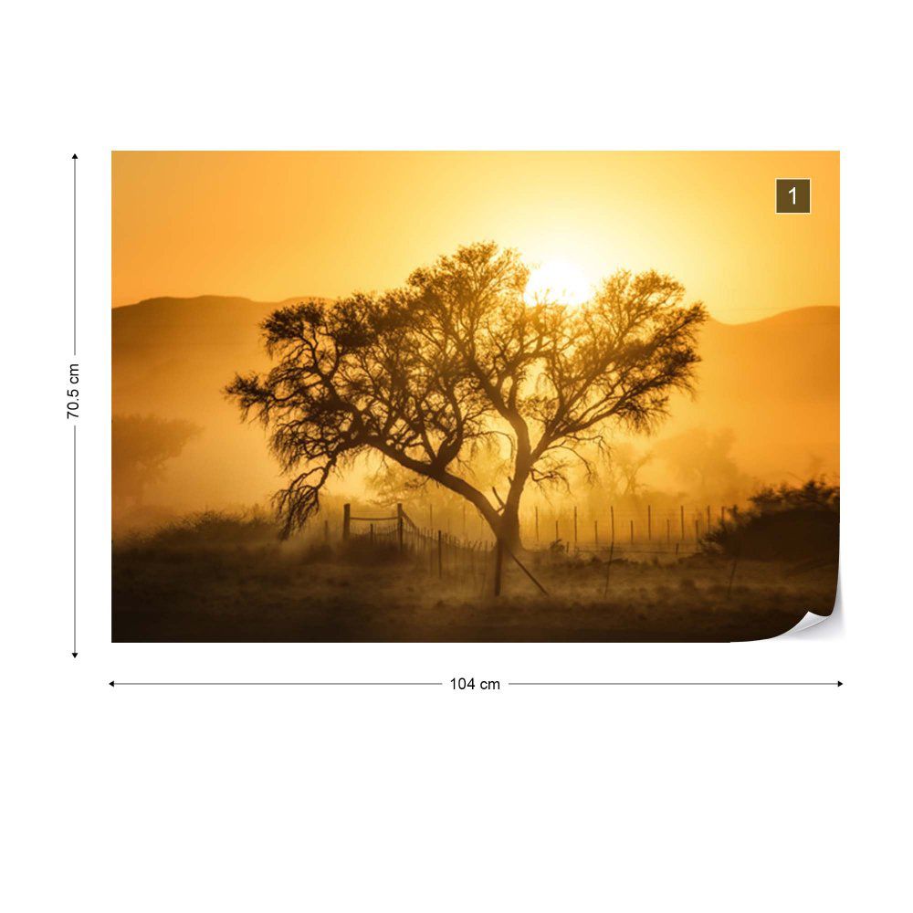 Fototapeta GLIX - Golden Sunrise + lepidlo ZDARMA Vliesová tapeta  - 104x70 cm - GLIX DECO s.r.o.