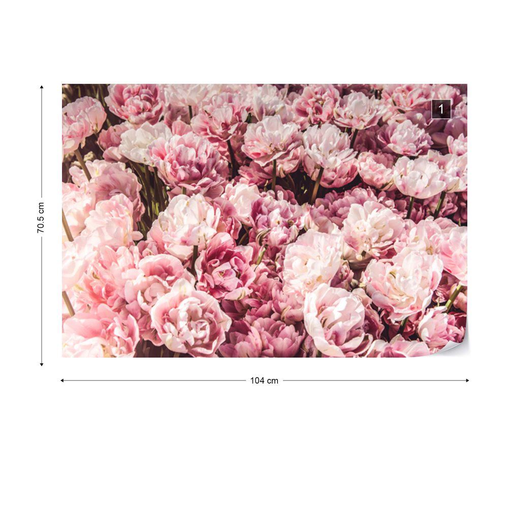 Fototapeta GLIX - Sea Of Flowers + lepidlo ZDARMA Vliesová tapeta  - 104x70 cm - GLIX DECO s.r.o.