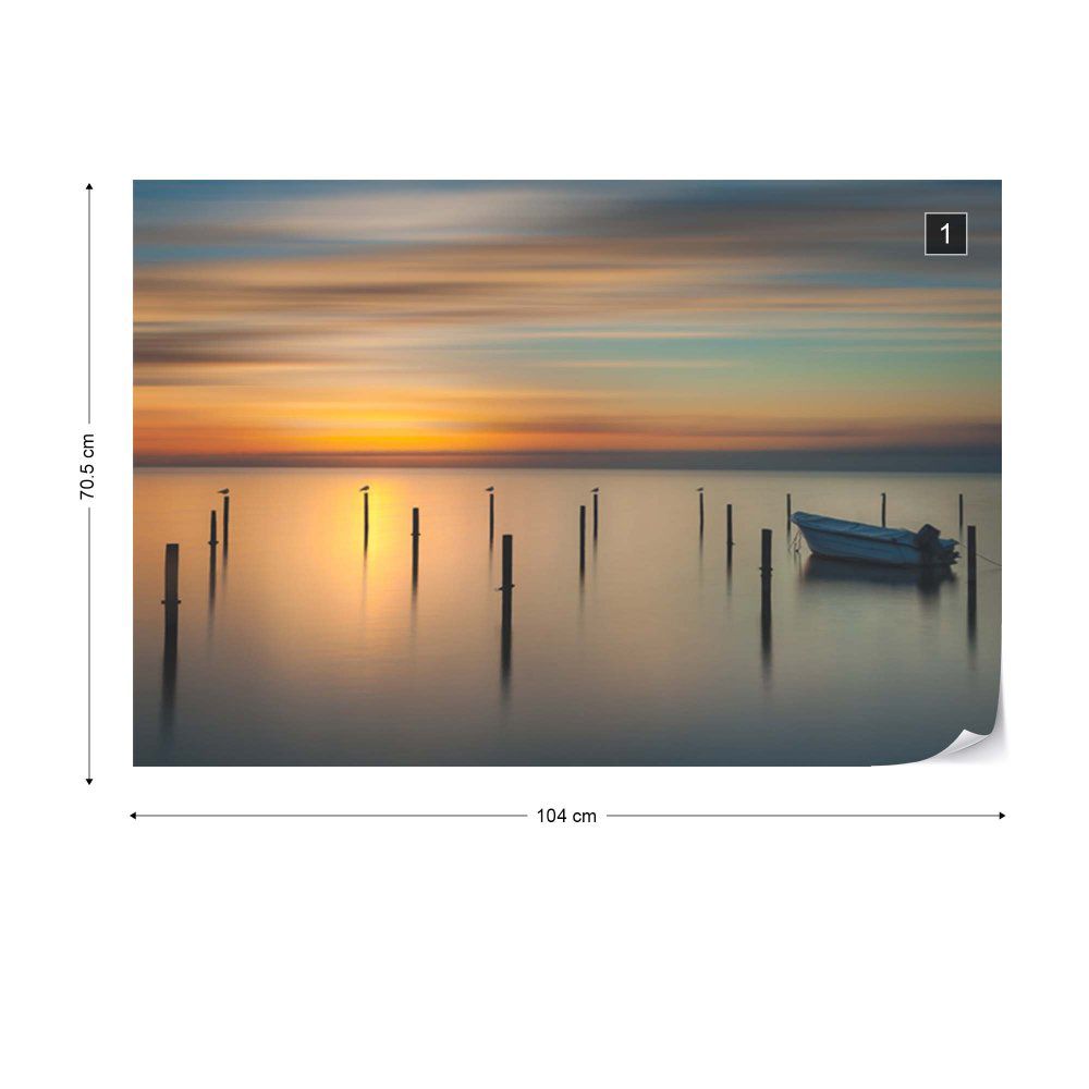Fototapeta GLIX - Sleep Time During Sunset + lepidlo ZDARMA Vliesová tapeta  - 104x70 cm - GLIX DECO s.r.o.
