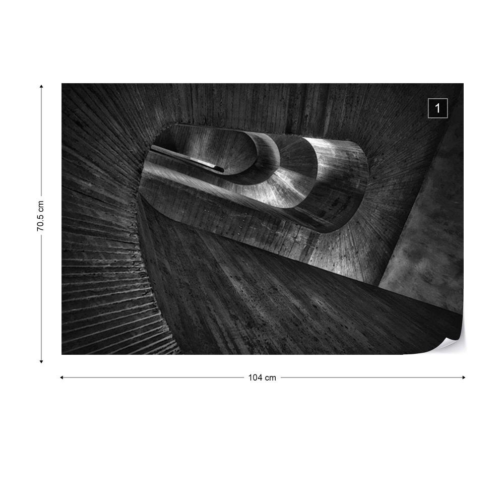 Fototapeta GLIX - Staircase Concrete + lepidlo ZDARMA Vliesová tapeta  - 104x70 cm - GLIX DECO s.r.o.