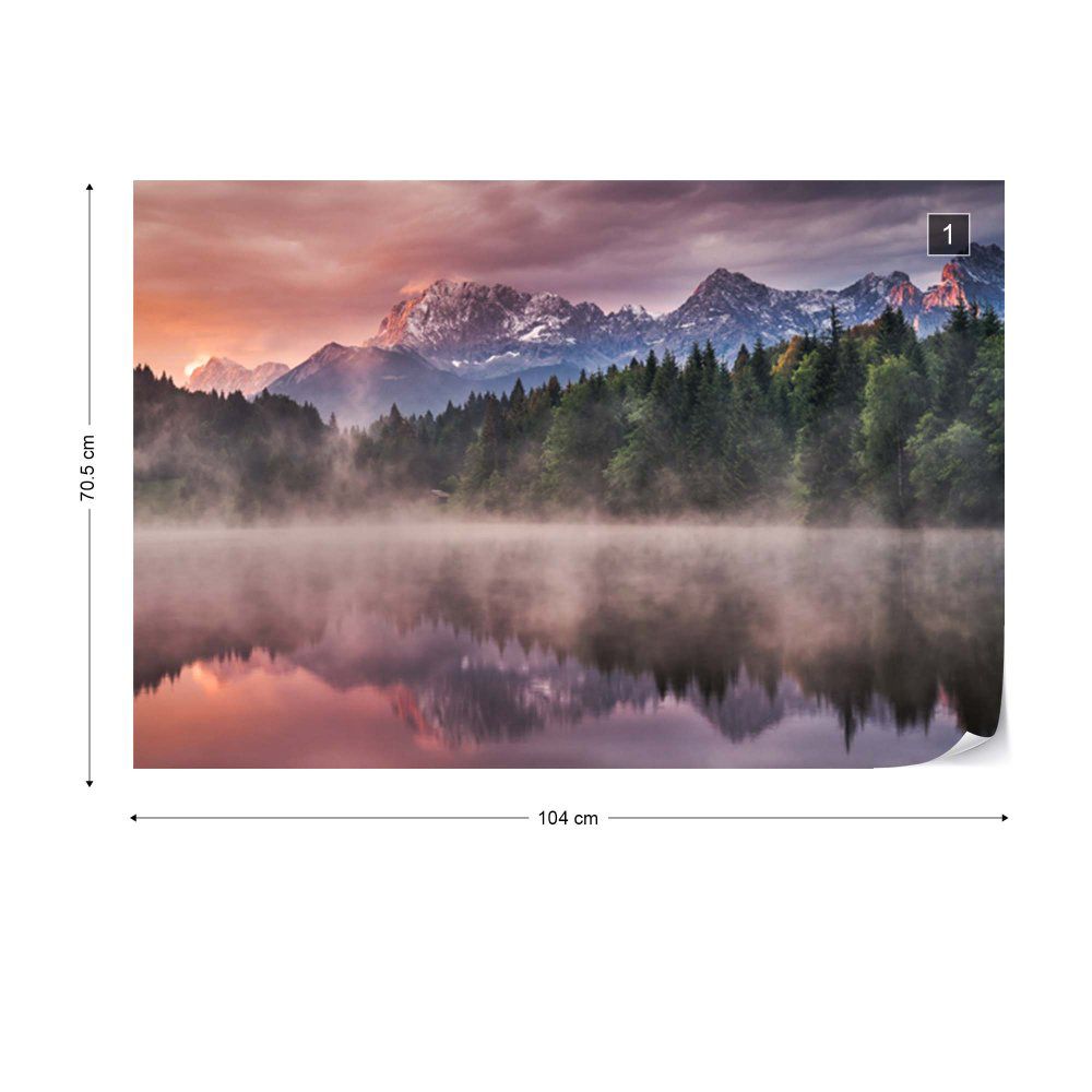 Fototapeta GLIX - Sunrise At The Lake + lepidlo ZDARMA Vliesová tapeta  - 104x70 cm - GLIX DECO s.r.o.