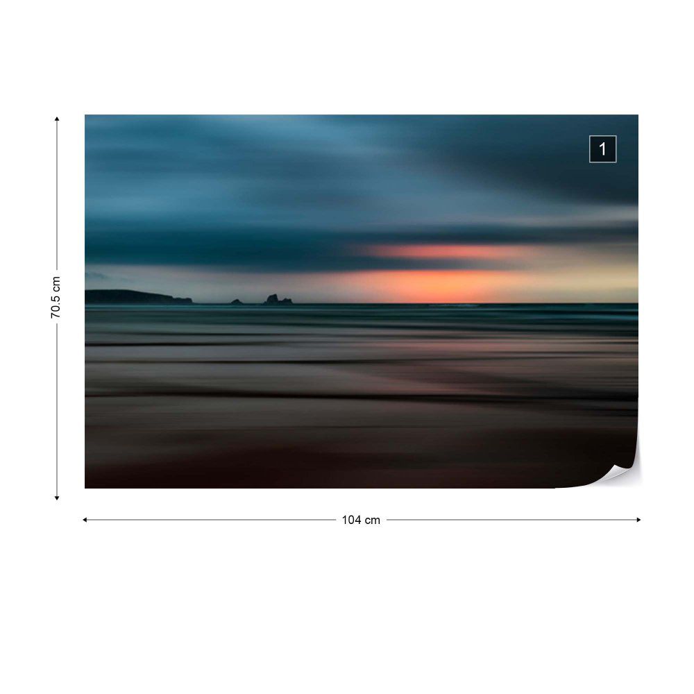 Fototapeta GLIX - The Painted Beach + lepidlo ZDARMA Vliesová tapeta  - 104x70 cm - GLIX DECO s.r.o.