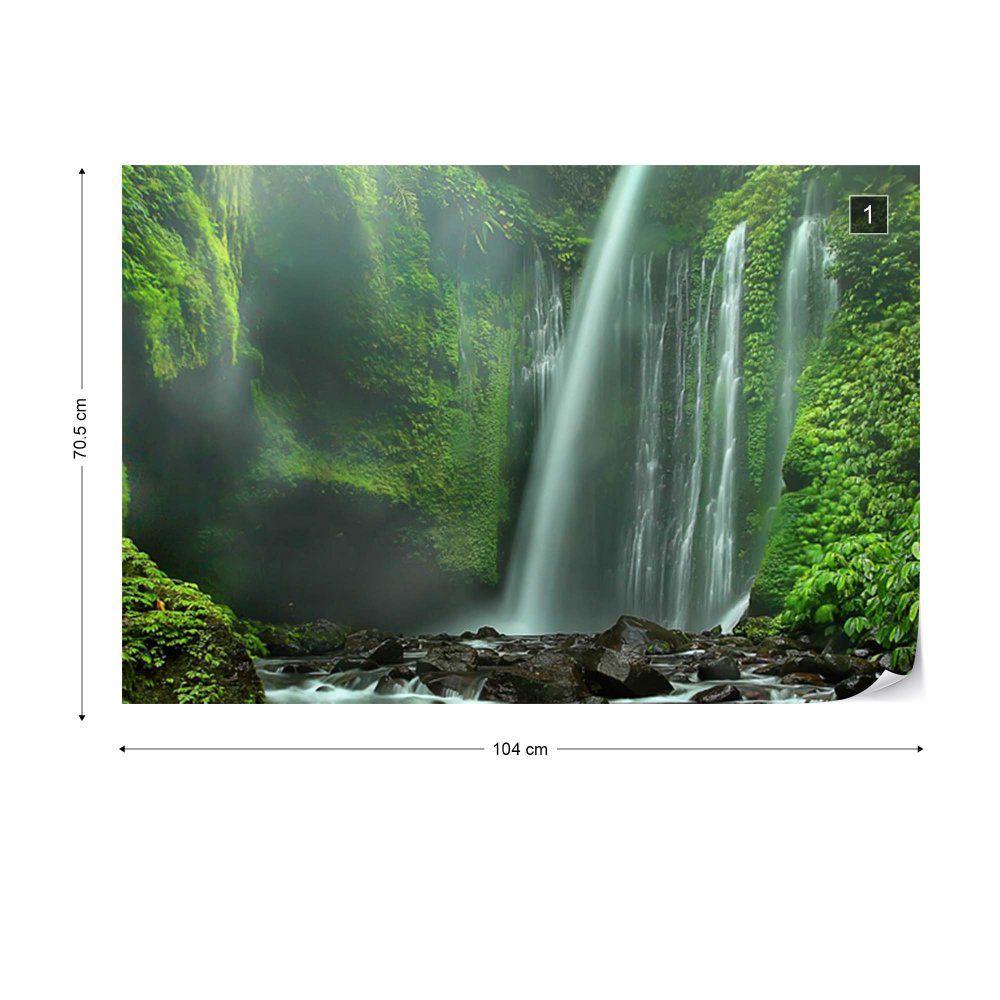 Fototapeta GLIX - Tiu Kelep Waterfalls + lepidlo ZDARMA Vliesová tapeta  - 104x70 cm - GLIX DECO s.r.o.