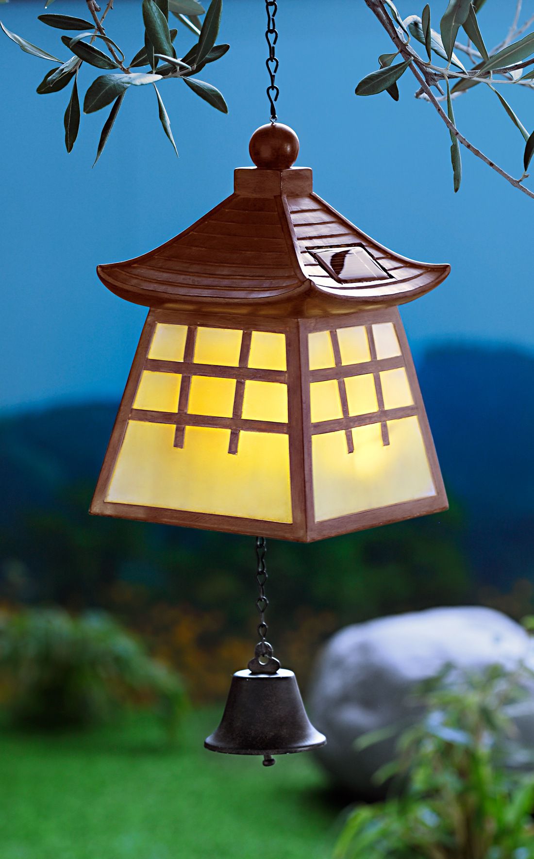 Solární světlo Pagoda - Velký Košík