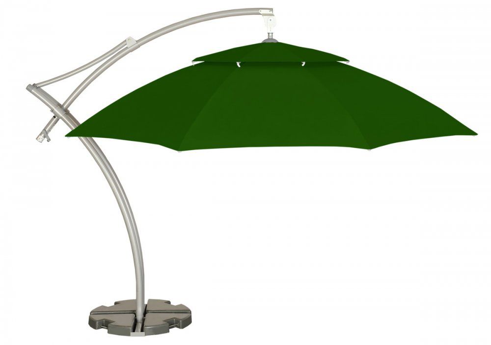 Zahradní slunečník GH2235 ø 420 cm zelený - DEKORHOME.CZ