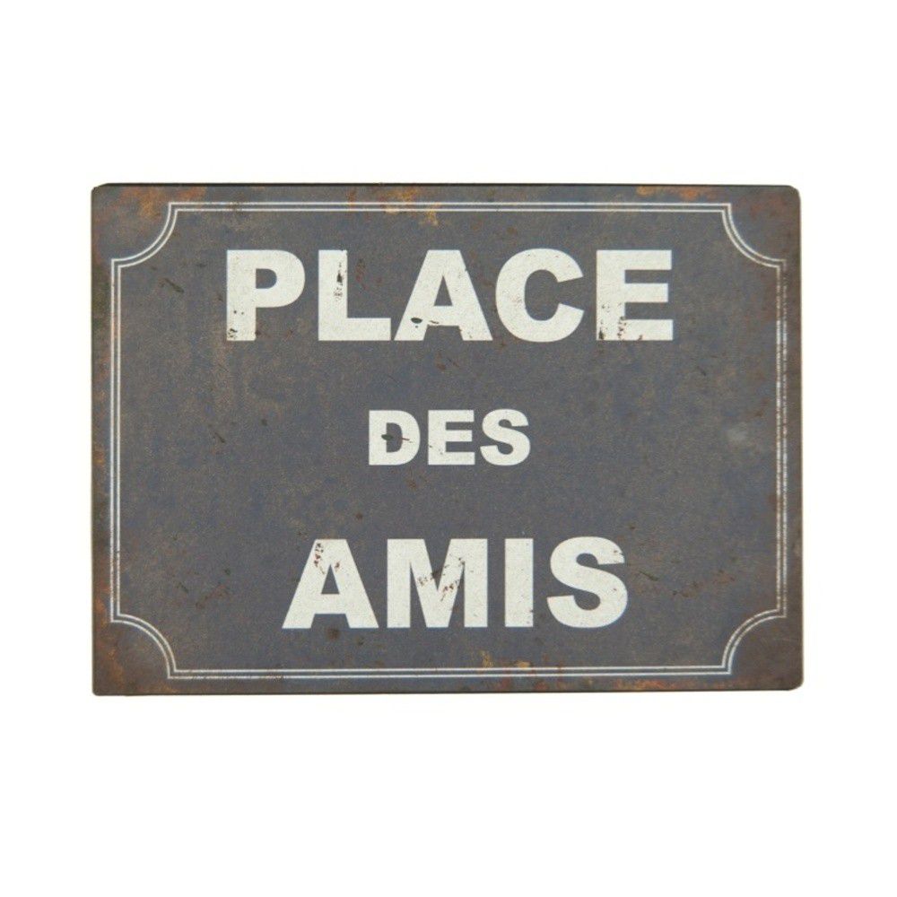 Kovová cedule 21x15 cm Place des Amis – Antic Line - Bonami.cz