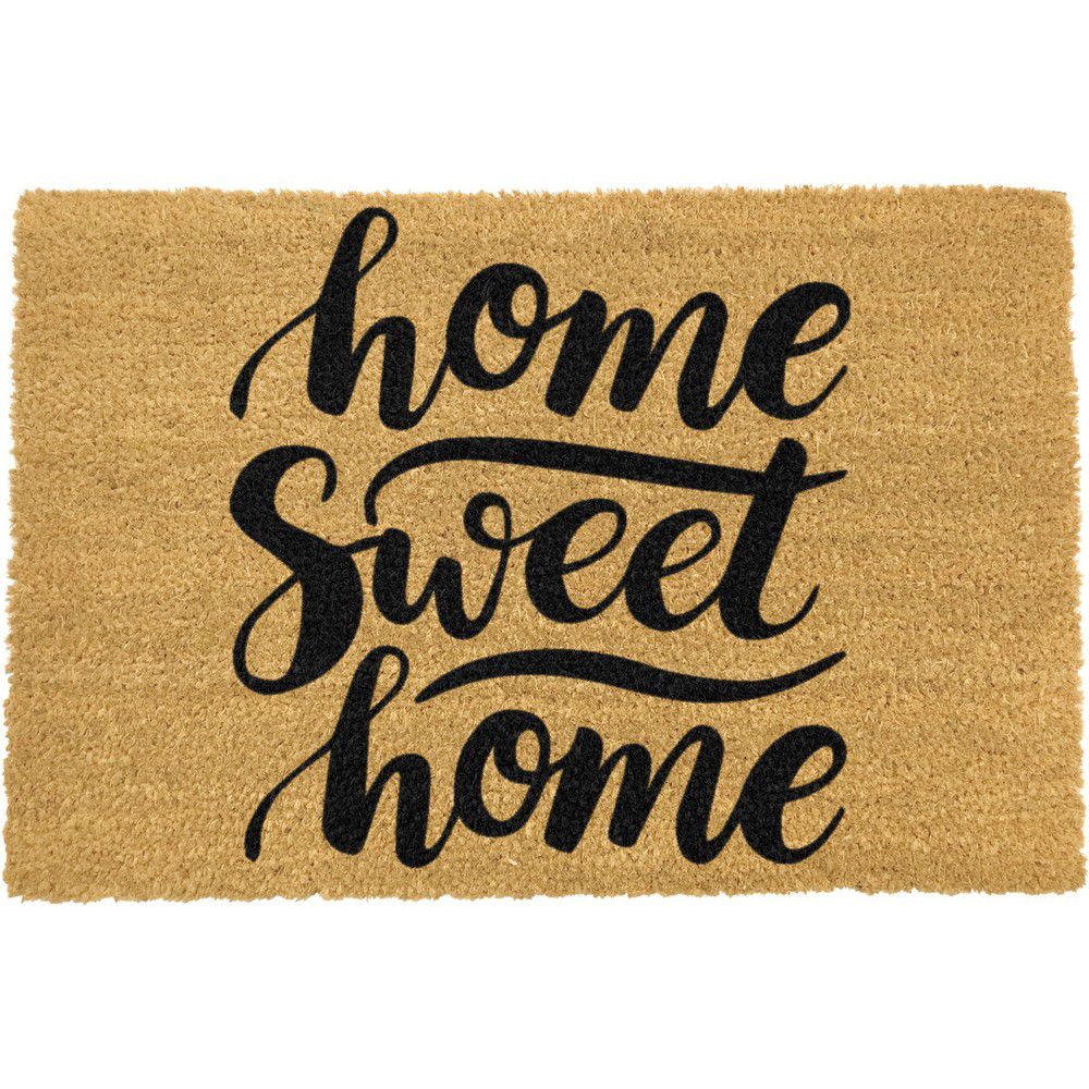 Rohožka z přírodního kokosového vlákna Artsy Doormats Home Sweet Home, 40 x 60 cm - Bonami.cz