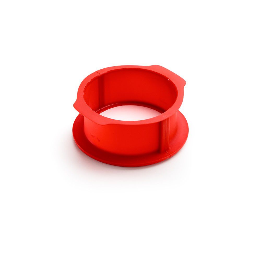 Červená silikonová rozevírací forma na dort Lékué Charlotte, ⌀ 18 cm - Bonami.cz