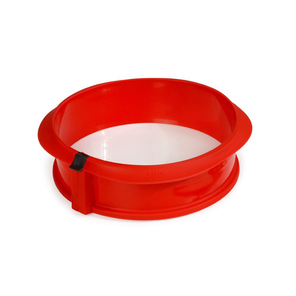 Červená silikonová rozevírací forma na dort Lékué Springform, ⌀ 23 cm - Bonami.cz