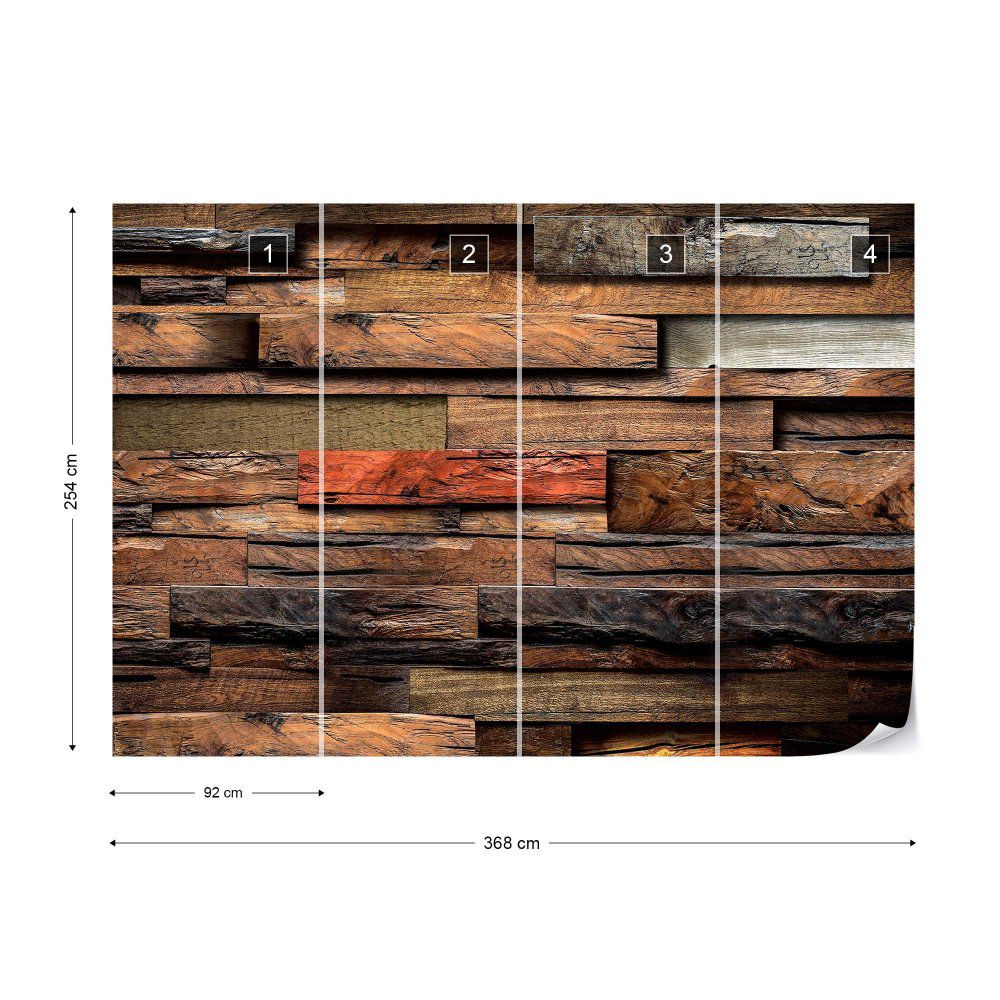 Fototapeta GLIX - Wood Texture + lepidlo ZDARMA Papírová tapeta  - 368x254 cm - GLIX DECO s.r.o.