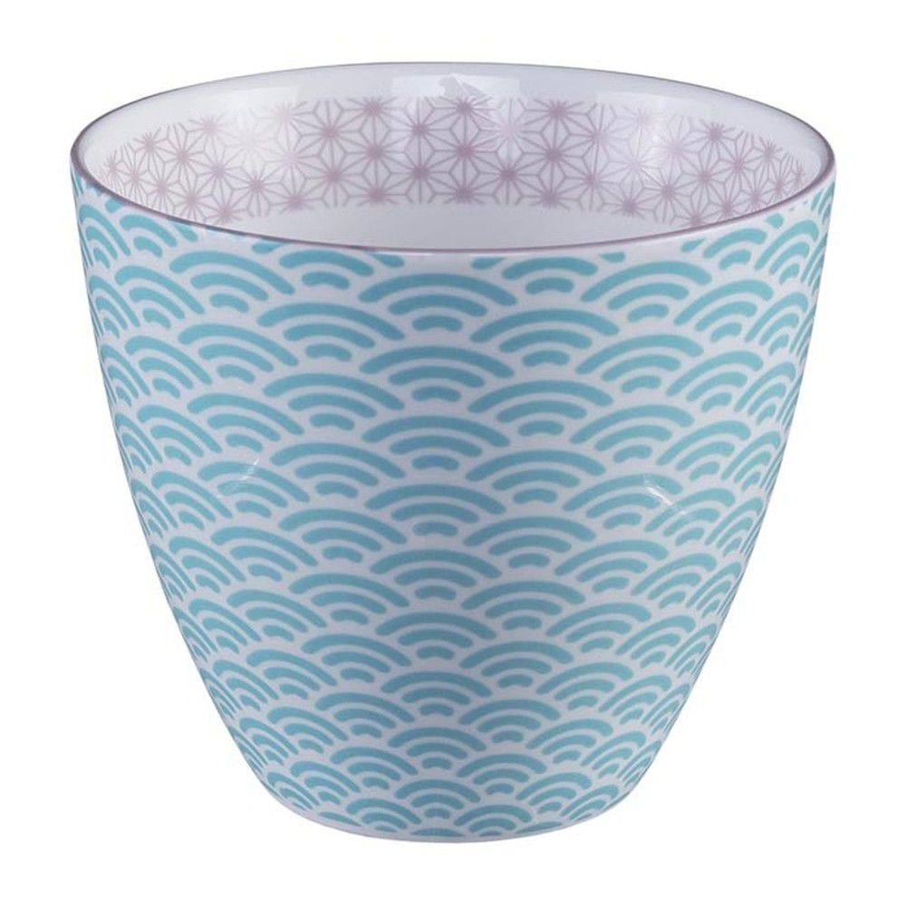 Modro-bílý hrnek na čaj Tokyo Design Studio Star/Wave, 350 ml - Bonami.cz