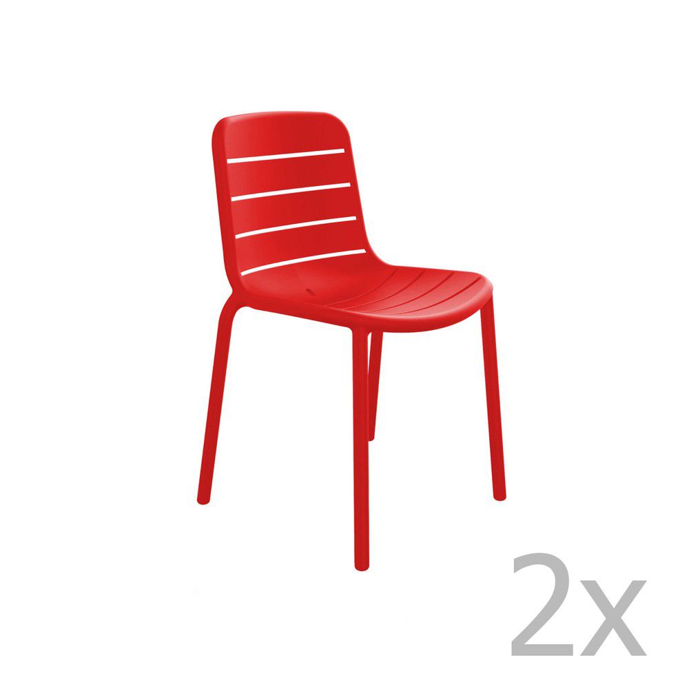 Židle Gina červená  - 96design.cz